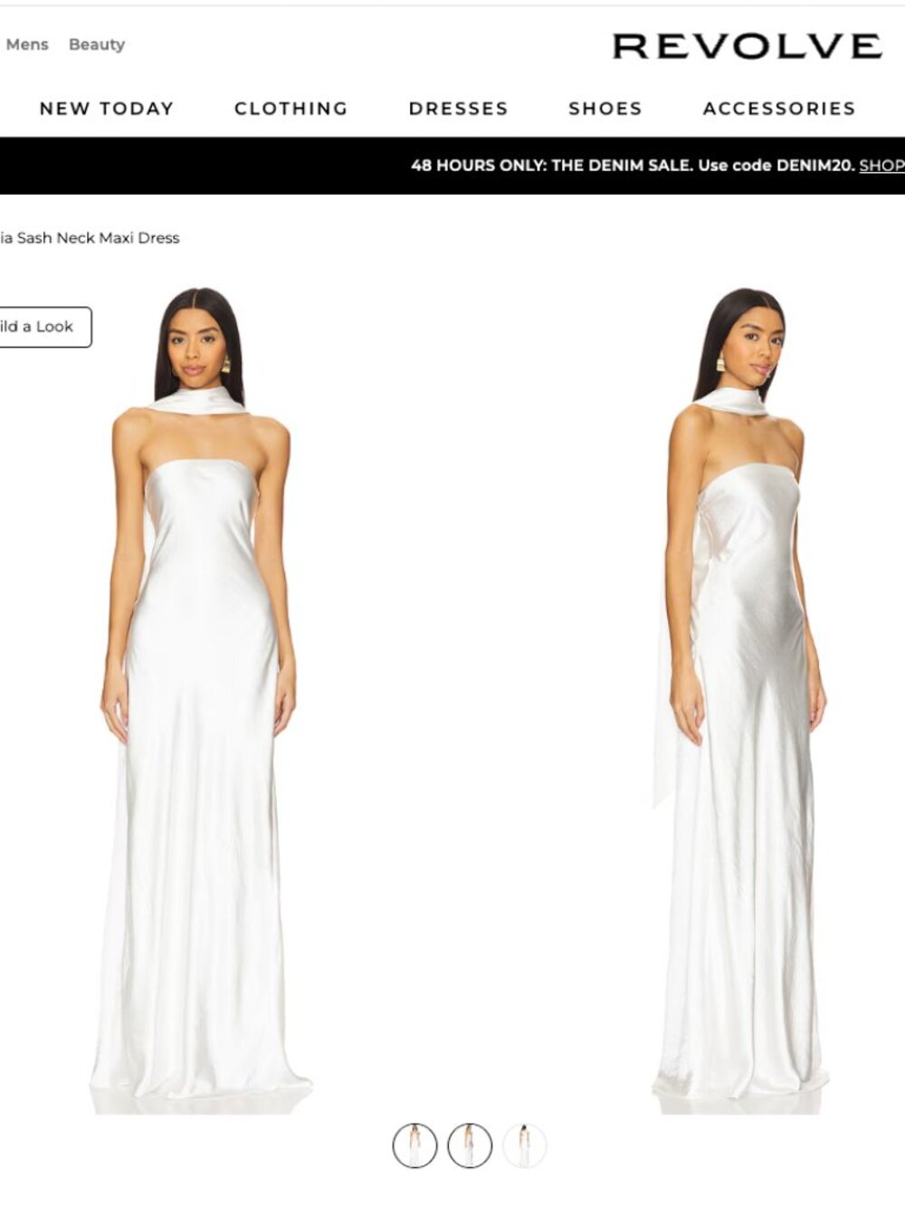 Lilia Sash Neck Maxi Dress